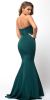 Classic Strapless Mermaid Cut Fit-N-Flare Long Prom Dress back in Emerald Green